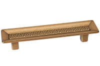 Ручка-скоба "Ника" 96мм, отделка бронза античная красная 25.621.0096.23