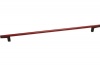 Ручка-скоба 320мм, отделка черный + красный