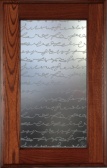 Савона Фасад рамка со стеклом Буквы