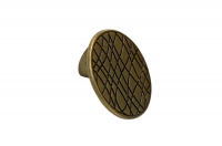 Ручка-кнопка 32мм, отделка бронза античная французская 10.822.B25