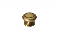 Ручка-кнопка, отделка бронза шлифованная 06815