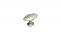 Ручка-кнопка, отделка серебро античное 10.801.B17