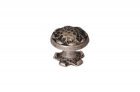 Ручка-кнопка, отделка серебро античное 10.719.B17