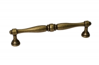 Ручка-скоба 128мм, отделка бронза античная "Флоренция" WMN.619X.128.M00D1