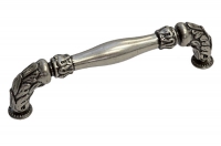 Ручка-скоба 128мм, отделка никель античный HN-M-3805-128-NP