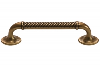 Ручка-скоба 96мм "Виктория", отделка бронза античная красная 9.1337.0096.23