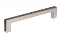 Ручка-скоба FRAME 160мм, отделка венге + сталь нержавеющая 517760160-66/053948