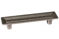 Ручка-скоба 96мм, отделка серебро античное 9.1343.0096.17
