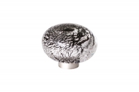 Ручка-кнопка из стекла, отделка фольга чёрная + серебро 24EM.009037.NA