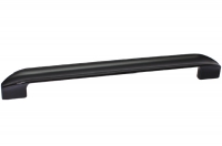Ручка-скоба 224-192мм, отделка чёрный глянец 8.1107.224192.53