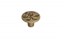 Ручка-кнопка d.36мм, отделка бронза античная 8521/831