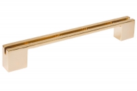 Ручка-скоба 160-192 мм, отделка золото глянец, под вставку CH0200-160192.GP