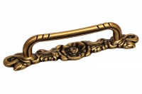 Ручка-скоба 96мм, отделка бронза античная французская 9.1359.0096.25