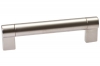 Ручка-скоба 160мм, отделка никель матовый