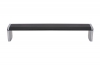 Ручка-скоба 160мм, отделка хром глянец + чёрный матовый