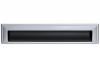 Ручка врезная 192мм, отделка титан + хром матовый лакированный